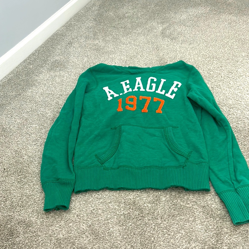 American eagle small hoodie worn once